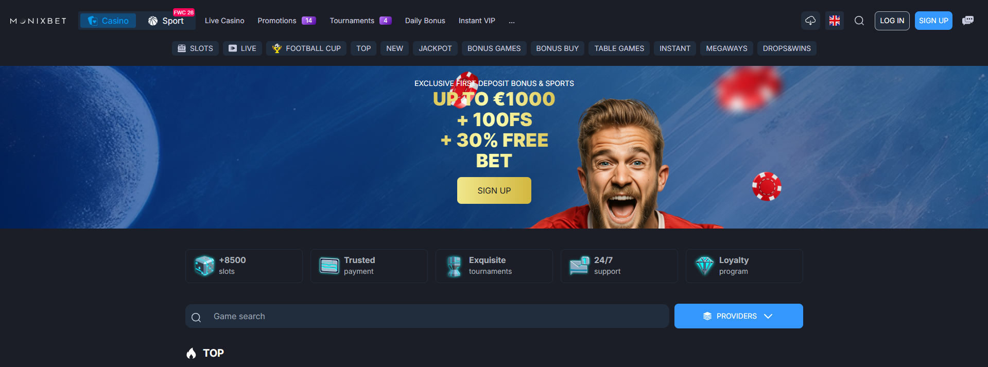 monixbet casino