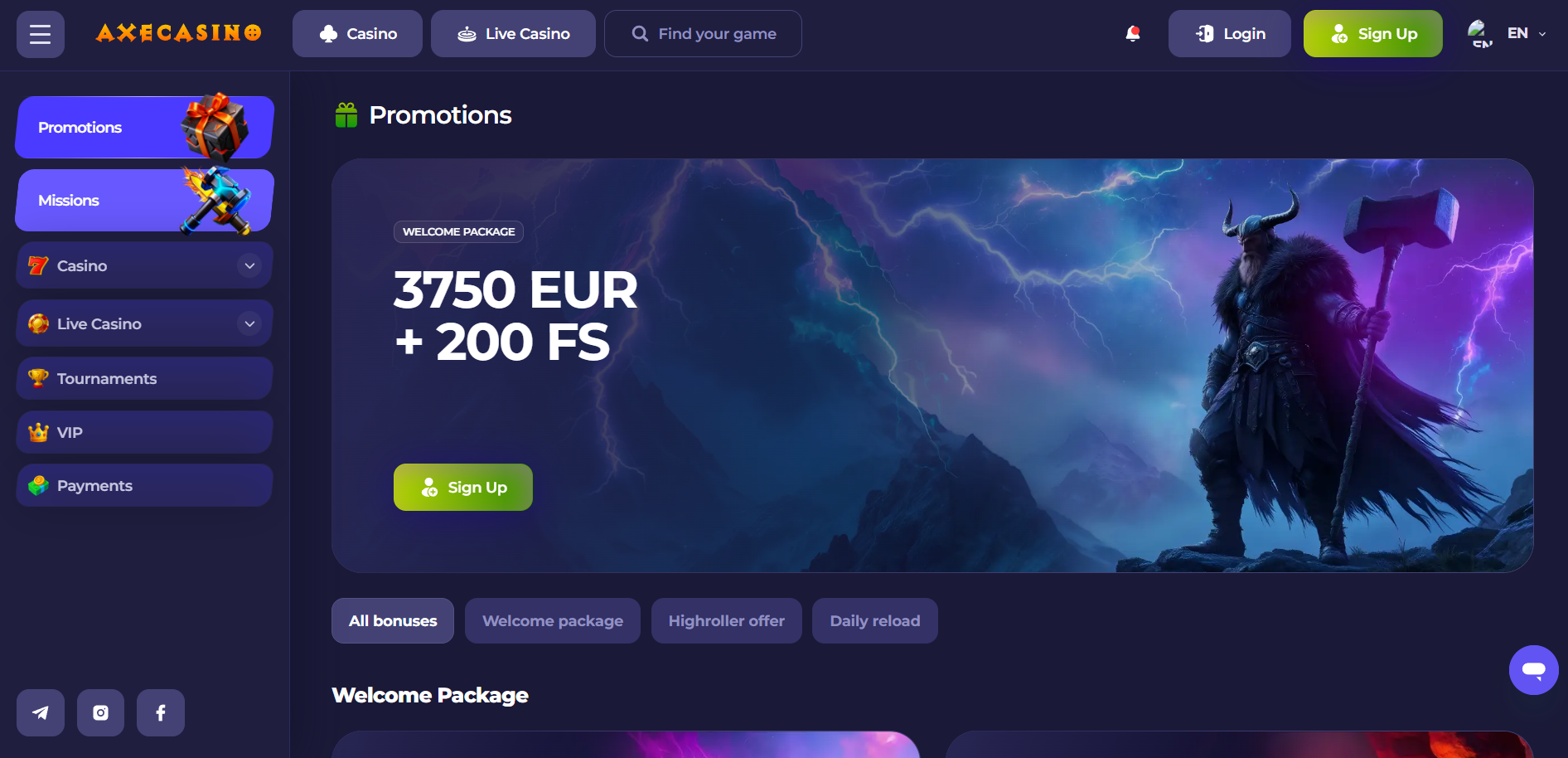Axe Casino 2 axe casino bonuses