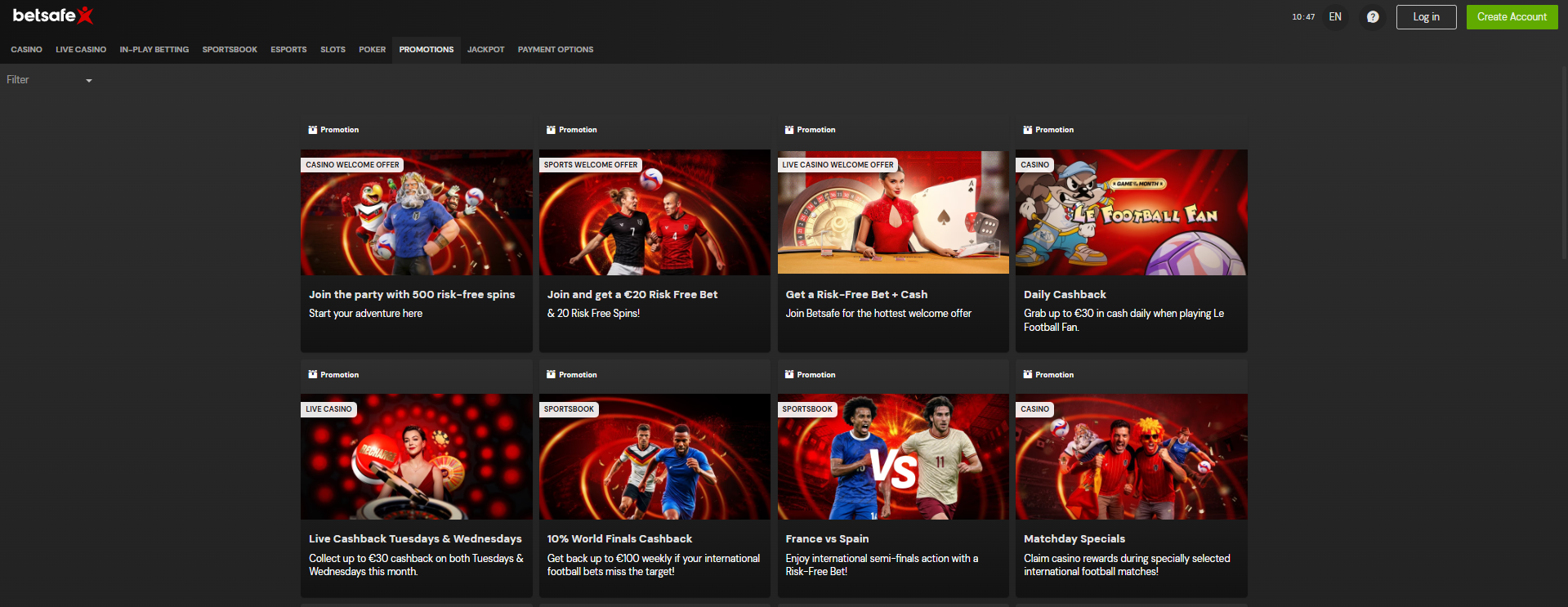 Betsafe Casino 2 betsafe casino bonuses
