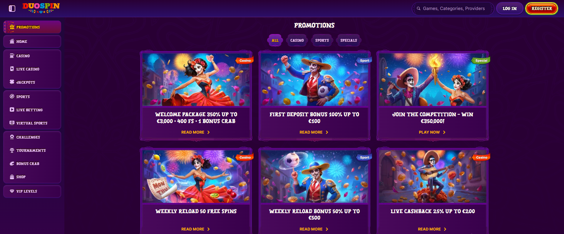Duospin Casino 2 duospin casino bonuses