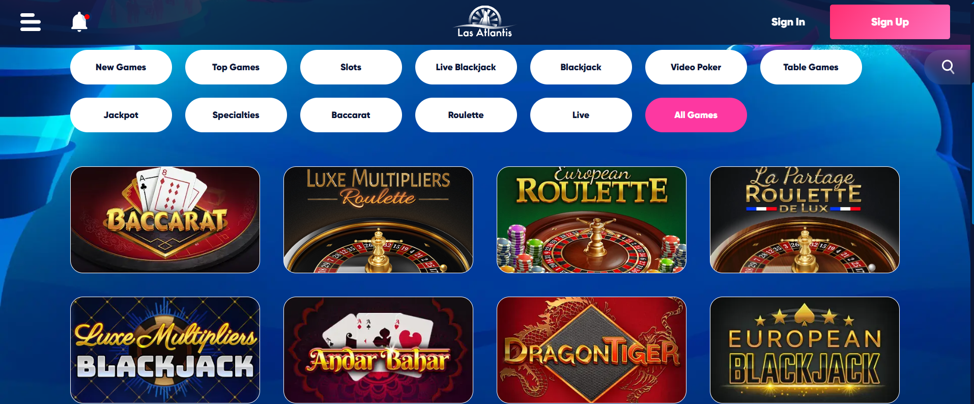 Las Atlantis Casino 3 las atlantis casino games