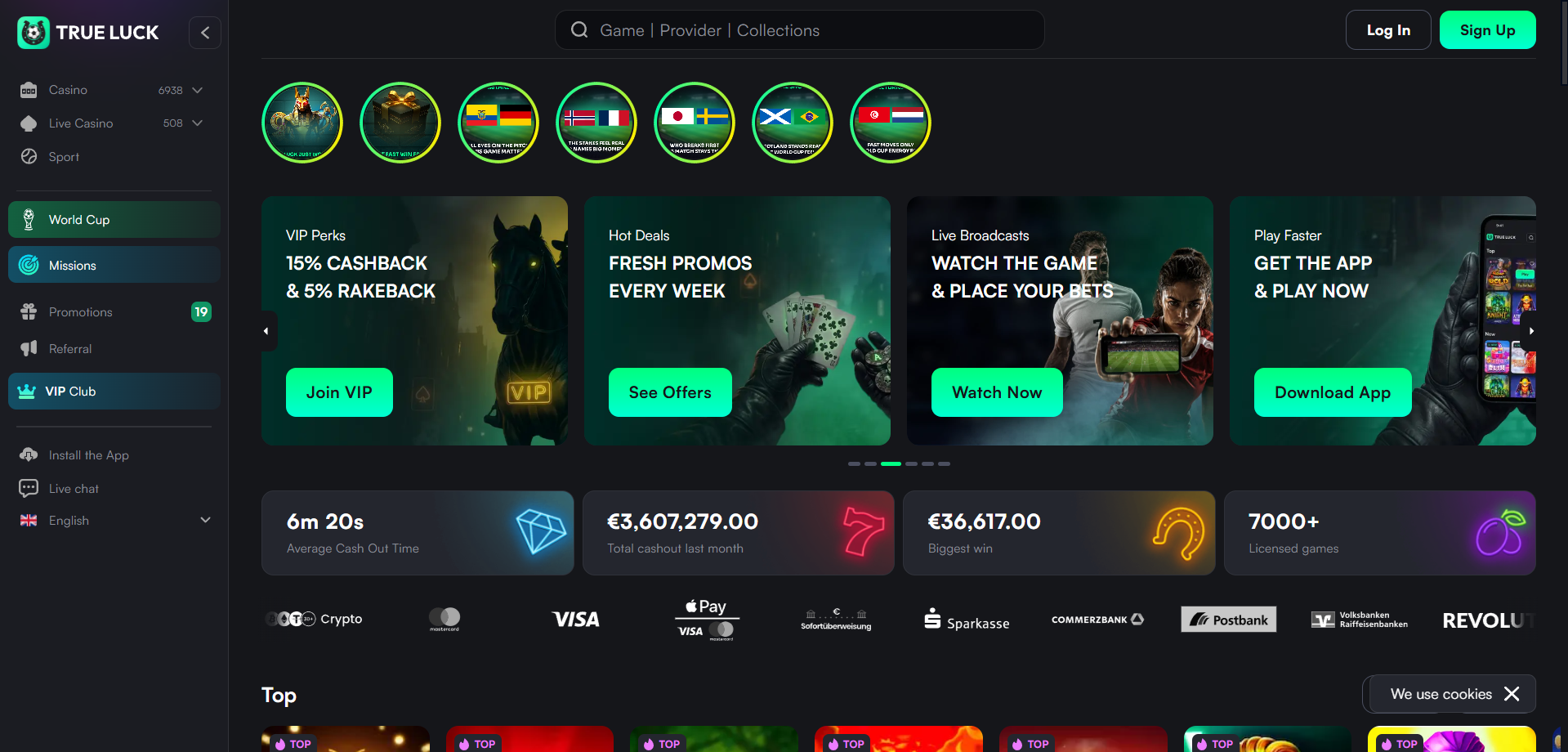 trueluck casino